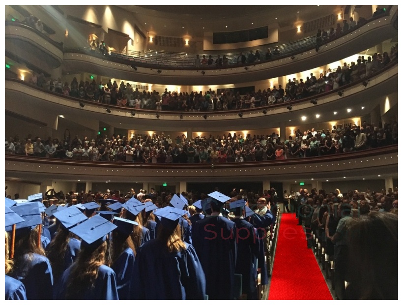 Red Carpet at Graduation Ceremony.