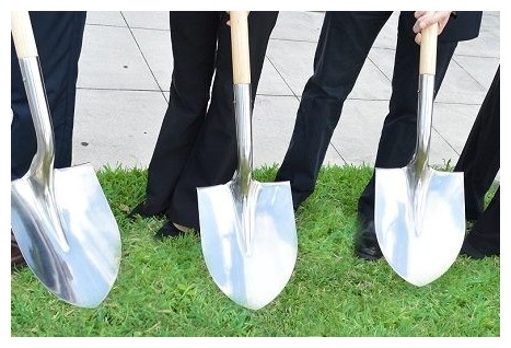 groundbreaking shovels