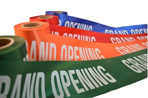 grand opening printed ribbon