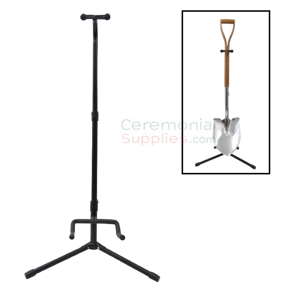 shovel on stand