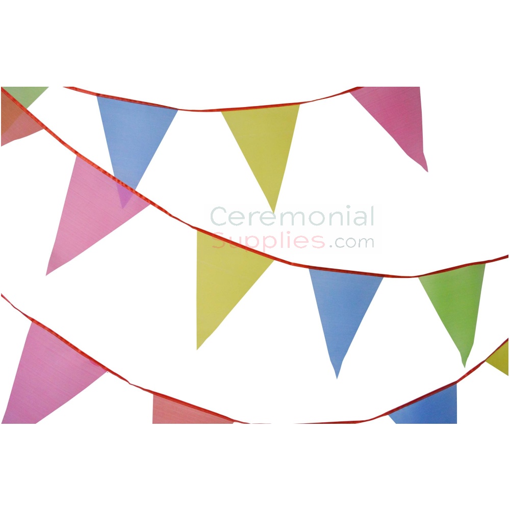 Decorative MultiColored Pennant Banner