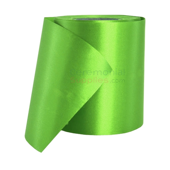 Plain Light Green Ceremonial Grand Opening Ribbon Main Image Of A Roll Light Green Plain Grand Opening Ribbon