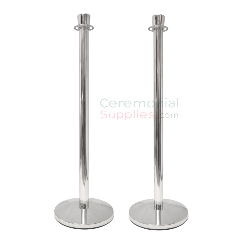 chrome stanchions