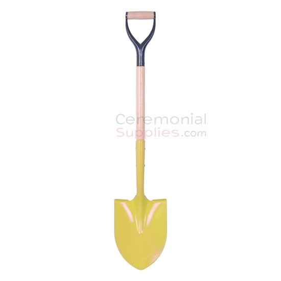 Yellow Ceremonial Groundbreaking Shovel Yellow Shovel