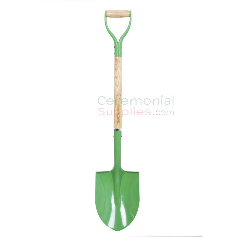 green shovel