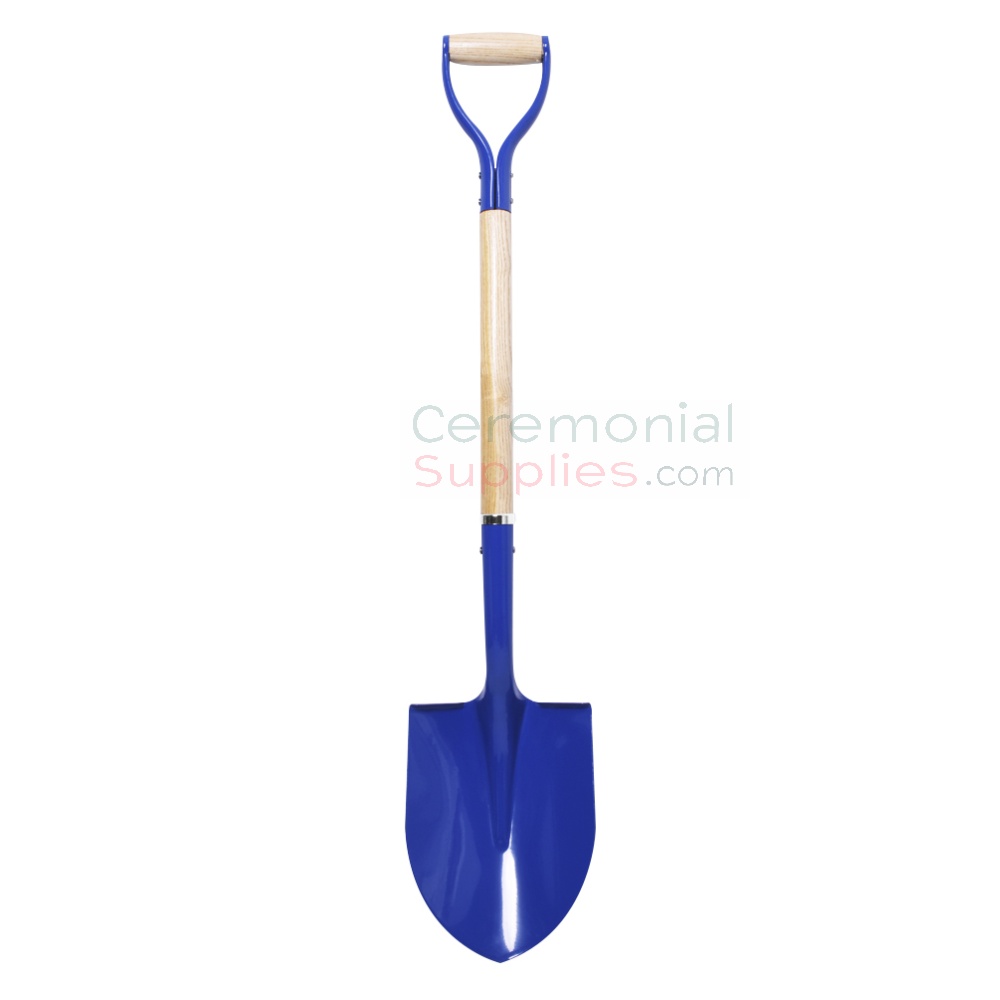 blue shovel