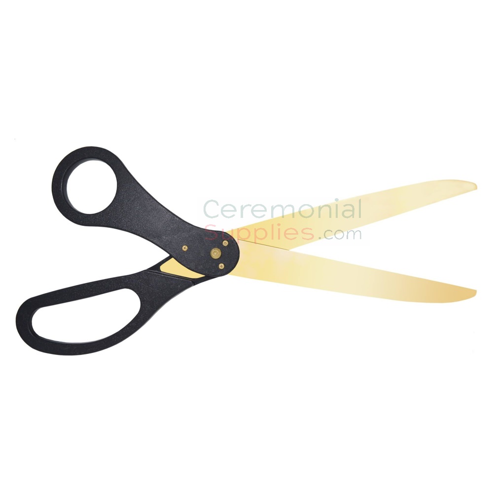 Gold Ribbon Cutting Ceremony Scissors