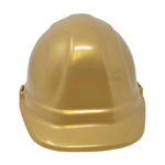 Front look picture of a Golden Groundbreaking Ceremonial Hard Hat.