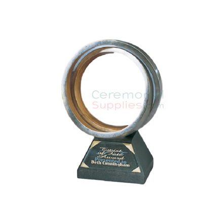 Image of an upright Corporate Achievement Trophy.
