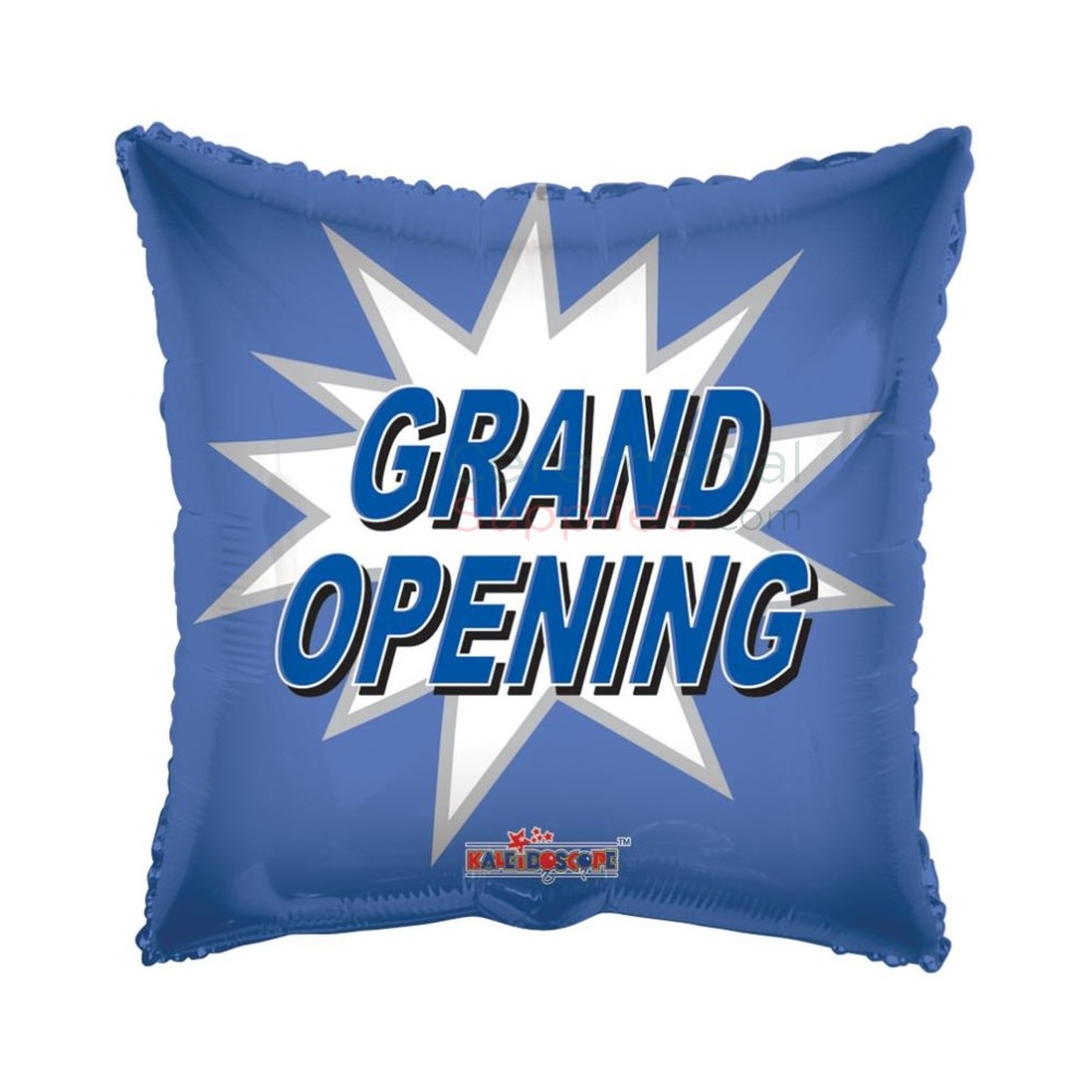 18 Inch Squared Grand Opening Balloon Ceremonial Groundbreaking