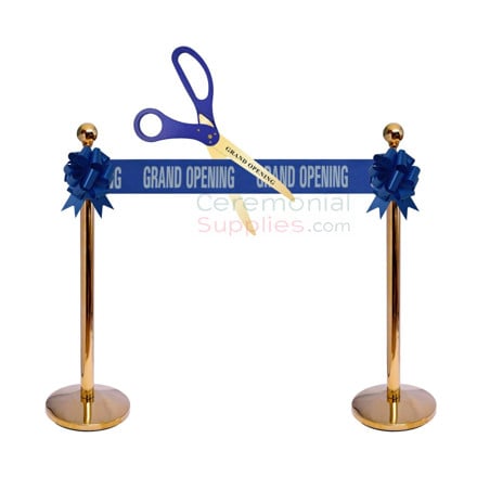 Grand Opening Kit - 36 Ribbon Cutting Scissors with Gold Blades -  Engraving, Awards & Gifts