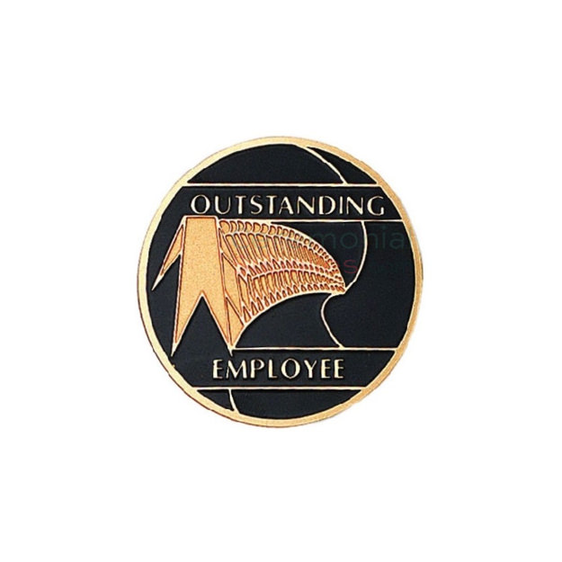 Image of an oustanding employee medal