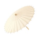 Photo of a Summer Paper Parasol in Ivory.