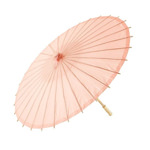Picture of a Summer Paper Parasol in Peach.
