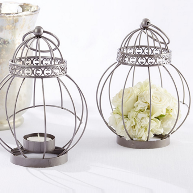 Picture of a Vintage Birdcage Tea Light Lantern.