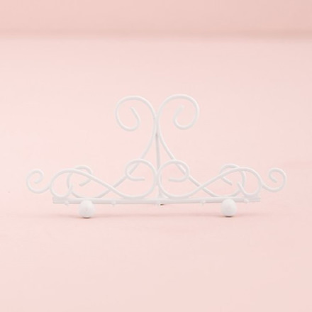 Image of a Mini White Stationery Holder.