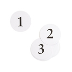 Image of Round Table Numbers set.