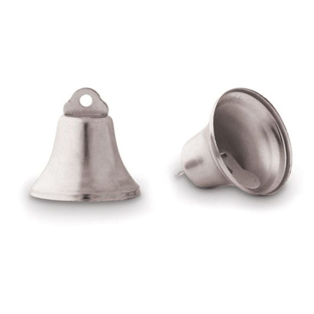 Picture of a Mini Silver Wedding Bells Favor.