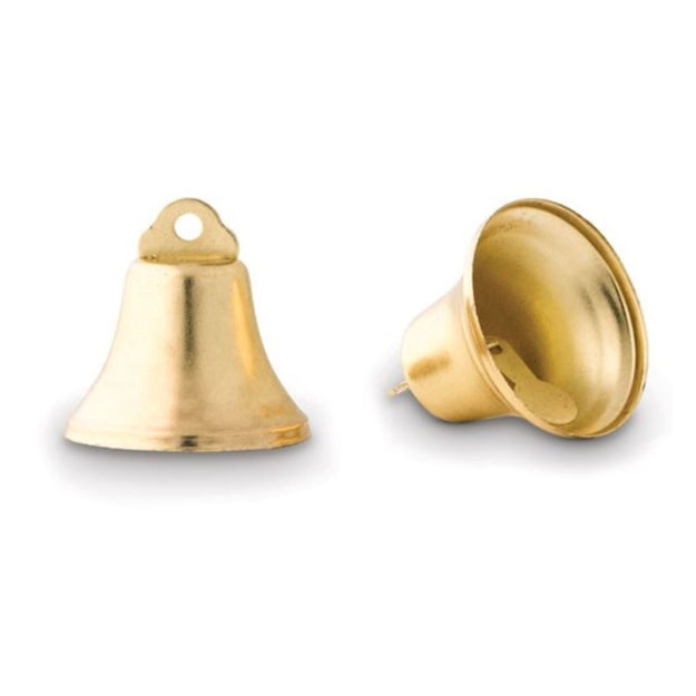 Photo of a Mini Gold Wedding Bells Favor .
