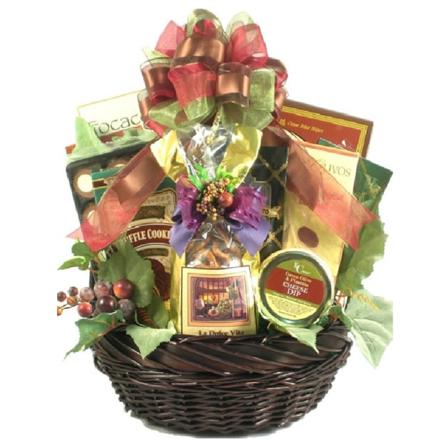 Photo of a Tuscan Thanks Italian Gift Basket.