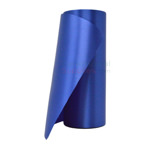 Royal blue ceremonial ribbon; 8 and 10 inch roll.
