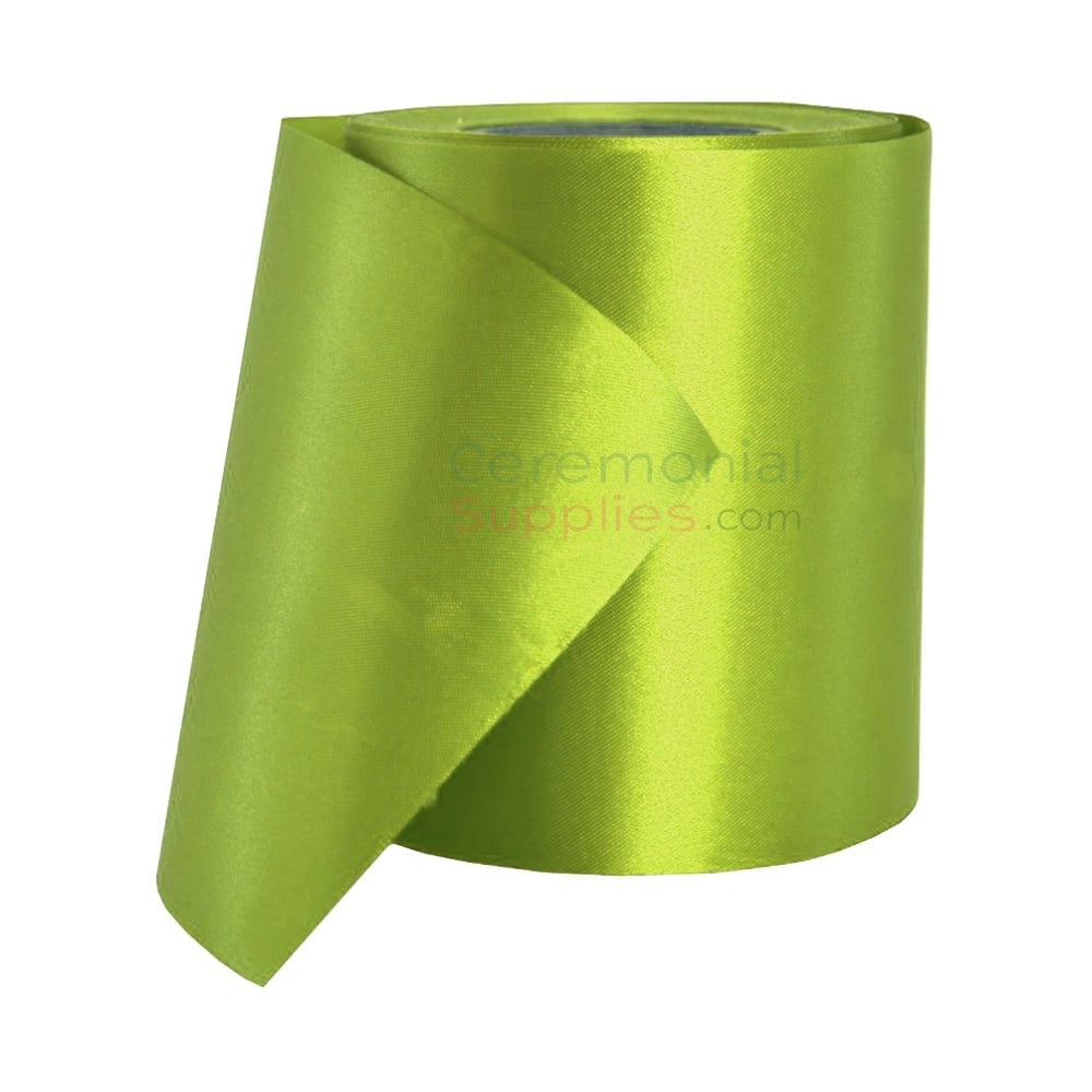 Green Satin Ribbon 