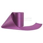 Unrolled Purple Satin Ceremonial Ribbon Cutting Ribbon