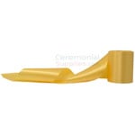 Yellow Ceremonial Ribbon in swirl pose.