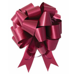 Image of Burgundy Ceremonial Pull Bow in 8 Inch Width.