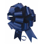 Picture of 8 inch Wide Brown Ceremonial Pull Bow in Navy Blue.