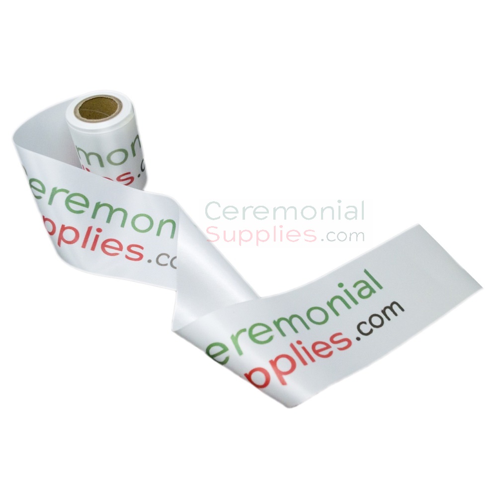Custom Printed Ceremonial Ribbon - All Colors