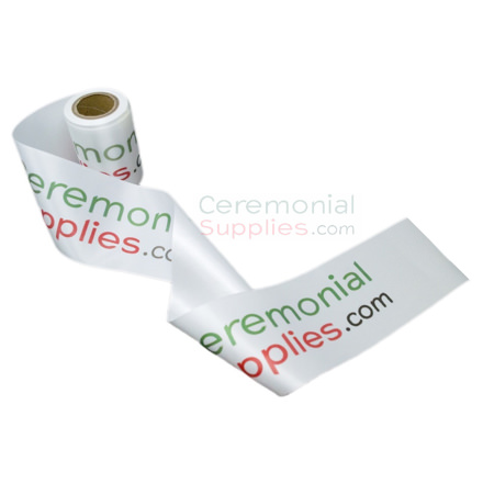 Main image of the Custom Printed Ceremonial Ribbon Cutting Ribbon.