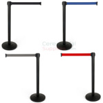 4 Way Retractable Belt Stanchions in all 4 colors.