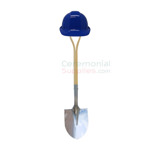 Royal Blue hard and steel shovel groundbreaking kit.