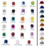 Color Options for All Hard Hats and Bows for Groundbreaking Shovel Kits.