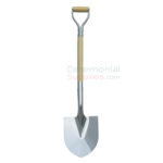 Picture of Mirror Chrome Groundbreaking Shovel.