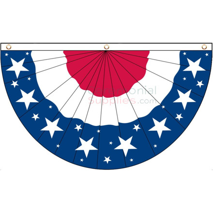 Picture of American Bunting Flag Graphic