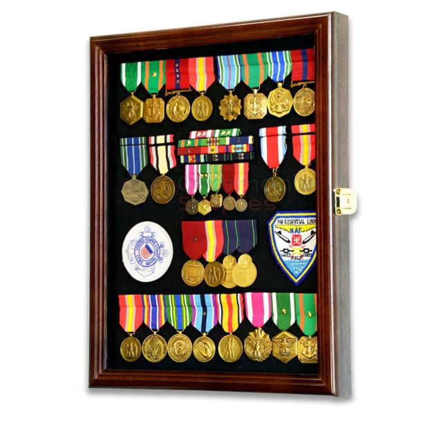 military medal display case