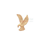 Gold lapel pin of the American Eagle