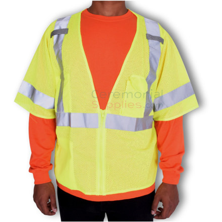Man wearing a Lightweight Standard Safety Vest