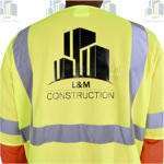 Man wearing a Lightweight Standard Safety Vest