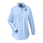 Front of a Classic Wrinkle-resistant Ladies Oxford Shirt