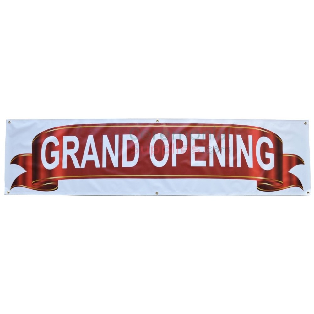 Grand Opening Banner-Red