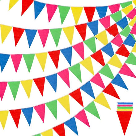 Colorful Pennant Flag