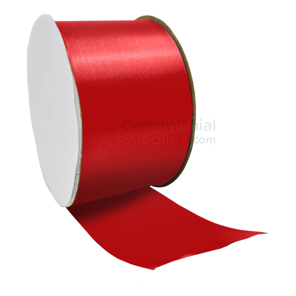 2" red ribbon