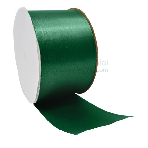 Small width green ribbon spool