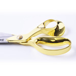  Handle zoom deluxe golden handle stainless steel ceremonial scissors