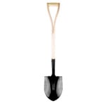 Profile picture of the Classic Black Stainless Steel Groundbreaking Shovel.