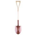 Profile picture of the Classic Brown Stainless Steel Groundbreaking Shovel.	