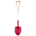 Profile picture of the Classic Red Stainless Steel Groundbreaking Shovel.	